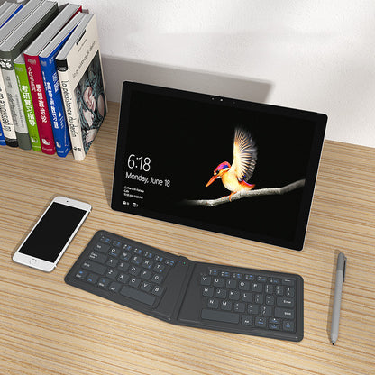 Compatible with Apple, Aerospace Folding Bluetooth Keyboard