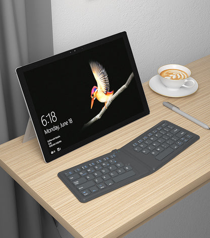 Compatible with Apple, Aerospace Folding Bluetooth Keyboard