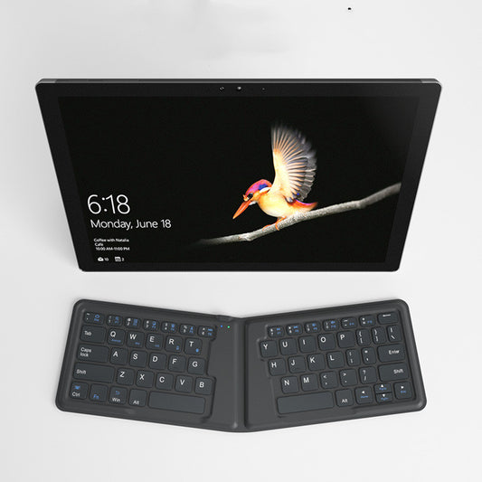Compatible with Apple, Aerospace Folding Bluetooth Keyboard